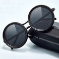 thumbnail image 2 of Visland Lunettes Rondes Polarisées avec Verres Filtrants ND 1-9 Vitesses Teinte Réglable Lunettes de Soleil Protection UV Hommes Plage Pêche Conduite Cyclisme Lunettes Lunettes, 2 of 8