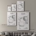 thumbnail image 4 of Toilet Paper Patent I Premium Gallery Wrapped Canvas - Ready to Hang, 4 of 9
