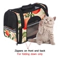 thumbnail image 4 of Peach Sherpa 900D Oxford Cloth Pet Carrier Bag with Nylon Webbing - 17x10x11.8 in - Portable and Comfortable for Travel - Multi-Functional and Durable - Ideal, 4 of 7