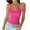 Hot Pink, variant on Htigea Women's Ribbed Tank Tops Knit Scoop Neck Sleeveless Fitted Casual Tops Summer Slim Basic Tee Shirts Sale Blue,XS