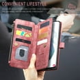 thumbnail image 3 of CaseMe Card Slot Zipper Wallet Leather Case for Samsung Galaxy S25Ultra S25+ S25 S24Ultra S24+ S24 S23Ultra S23+ S23 S22Ultra S22+ S22 S21Ultra S21+ S21 S20Ultra S20+ S20 S24FE S23FE S21FE S20FE S10+, 3 of 21