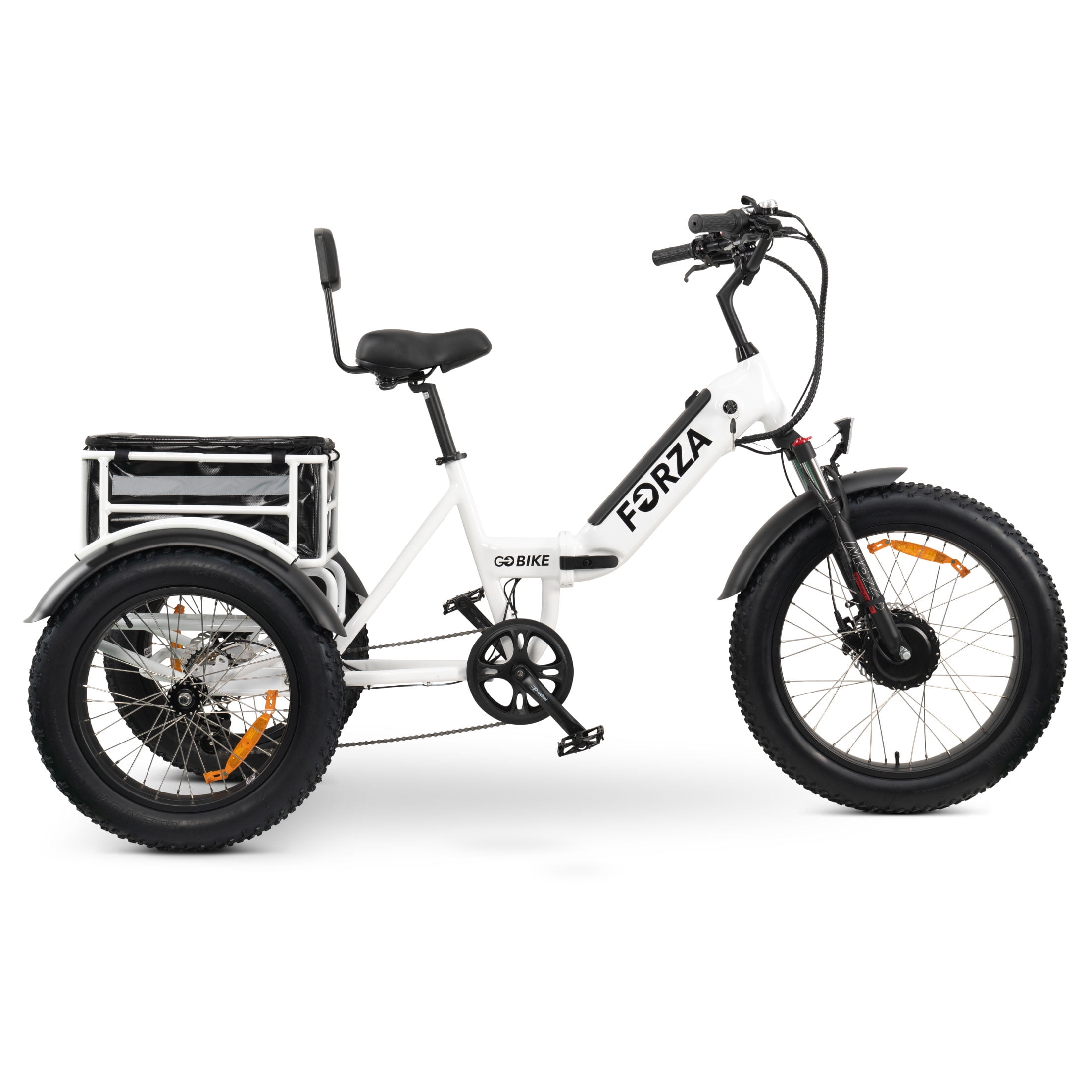 FORZA Three Wheel Electric Bicycles, up to 112+ Miles, E Trike for