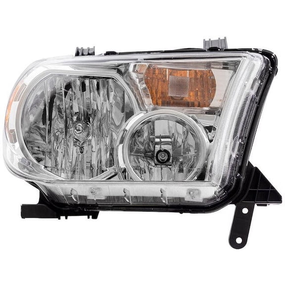 Right Headlight Assembly - Compatible with 2008 - 2017 Toyota Sequoia Sport Utility 4-Door 2009 2010 2011 2012 2013 2014 2015 2016