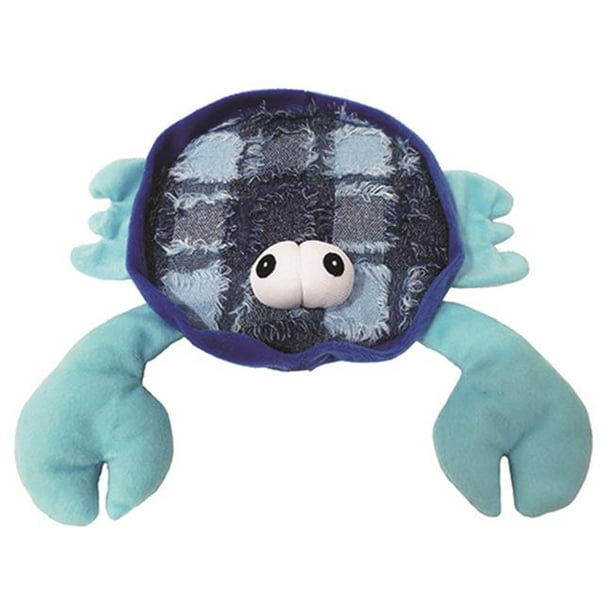 Crab top dog toy