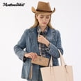 thumbnail image 3 of Montana West Wallet for Women Large Wristlet Wallets, Card Cases & Money Organizers Ladies Female Bifold Clutch Wallet Minimalist Credit Card Cash Wallets with ID Window and Latch, Carve-Tan, 3 of 7