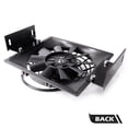 thumbnail image 3 of CROSSDESIGN Universal 7" Slim Pull Push Engine Oil Cooler Radiator Cooling Fan 12V 80W Mount Kit, 3 of 12