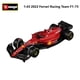 thumbnail image 2 of Bburago-coche de carreras Ferrari SF75/SF21 de Metal fundido a presión 1:43, modelo de coche de Fórmula 1, colección de juguetes de aleación, 2022 Fivean unisex, 2 of 2