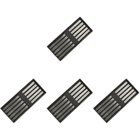 

BESTONZON 20 Pairs of Stainless Steel Chopsticks Non-Skid Tableware Household Chopsticks Metal Tableware