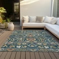 thumbnail image 4 of Dalyn Rugs Machine Washable Indoor/Outdoor Chantille ACN2193 Navy 10' x 14' Rug, 4 of 9
