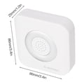 thumbnail image 1 of Timbre con Cable, Timbre de Puerta con 4 Núcleos Musical Dingdong, Alarma de Campana de Puerta DC 12V para Sistema de Control de Acceso de Oficina Hogar EOTVIA NO, 1 of 6
