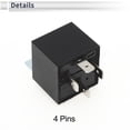 thumbnail image 5 of Unique Bargains 4 Pins 72V 40A 1 Pc Auto Relay with Metal Hanging Hole with Harness Socket Waterproof Car Relay Black, 5 of 6