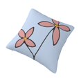 thumbnail image 3 of YFYANG Square Decorative Throw Pillow Case (Without Pillow Insert), Line Floral Art Bedroom Sofa Car Cushion Cover, 24"x24", 3 of 9