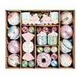 thumbnail image 1 of Juego de adornos de bolas de Navidad, colgantes con dijes, decoración navideña, decoraciones colgantes para de Navidad, corona, fiesta interior, 70 piezas, 1 of 4