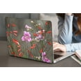 thumbnail image 4 of KSK KAISHEK Protective Case Hard Cover Compatible Newest MacBook Pro 15 inchs with Retina Display Touch ID + Black Keyboard Cover Model: A1990/A1707 (Flower 0291), 4 of 5