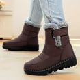 thumbnail image 4 of Women's Snow Boots Stylish Thickened Winter High Top Casual Warm Boots for Outdoor Activities Comfy and with Sole for Comfort, 4 of 5