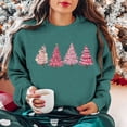 thumbnail image 3 of Babysbule Chemises de Noël pour Femmes Col Rond Manches Longues Sweat Imprimé Liquidation Hauts Mode, 3 of 6