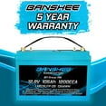 thumbnail image 3 of Banshee Lithium Marine Trolling Battery 12 Volt, Group Size 31, 1200 CCA for Marine Applications, 3 of 10