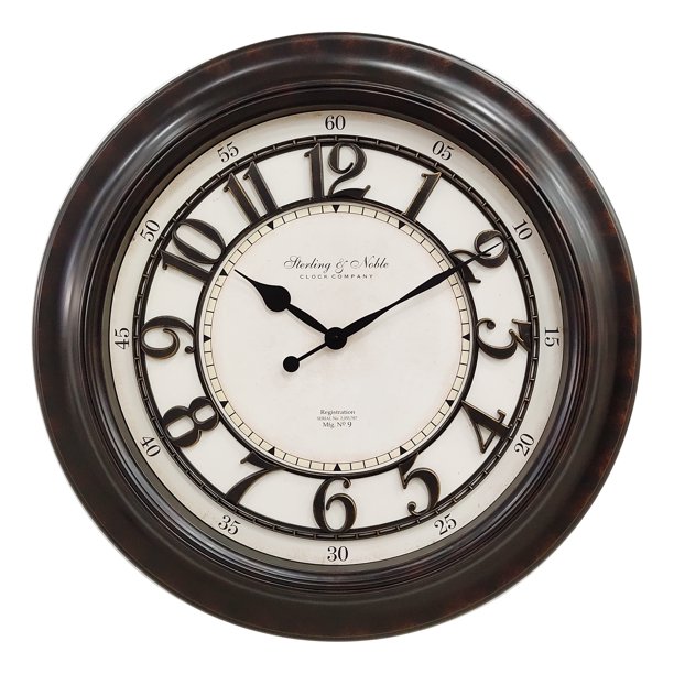 Mainstays 28" Traditional Wall Clock