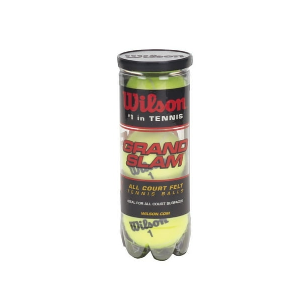 Wilson Grand Slam Extra Duty Tennis Balls, 3 Ball Can