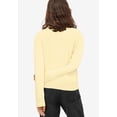 thumbnail image 2 of ellos Women's Plus Size Boxy Cardigan - 26/28, Butter, 2 of 4