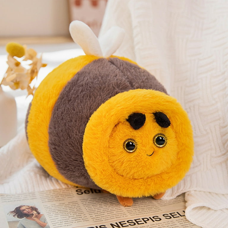 Flower Face and Wings Cuddly Bumble Bee Plush Toy Honeybee Anime Gifts for  Kids And Lovers Birthday, Valentines, Christmas