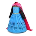 thumbnail image 3 of Vestido de princesa bordado Vestido estampado de manga larga para niña de Halloween, 3 of 5
