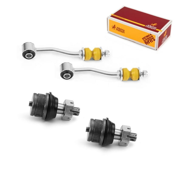 Metrix Premium Chassis Parts - 4 PC Front Sway Bar Stabilizer End Link & L/R Front Lower Ball Joint Kit Fits 93-95 Jeep Grand Cherokee, 93 Grand Wagoneer, 91-92 Comanche, K3174 K3161T