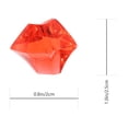 thumbnail image 3 of KAKOWELY 200pcs Simulation Diamond Crystals Treasure Gems Simulated Diamond Decor,0.98X"X0.79"X0.39", 3 of 4