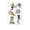 thumbnail image 3 of Adhesivo de tatuaje HUOGUO, impermeable, para fanáticos del sudor, fútbol, x10, 3 of 5