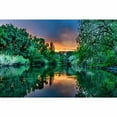 thumbnail image 4 of IDEA4WALL 6pcs Natural Landscape Peel and Stick Wallpaper Removable Wall Murals Large Wall Stickers for Home Decoration, 100"x24", 4 of 5