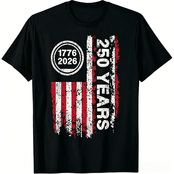 250 Years America Anniversary 250th Independence Day Freedom T-Shirt
