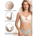 thumbnail image 5 of Nursing Bras for Breastfeeding Jelly bras, Seamless Jelly Support Wireless Maternity Bra with One-Hand Access, Comfort Pregnancy Bra for All Stages, 5 of 7