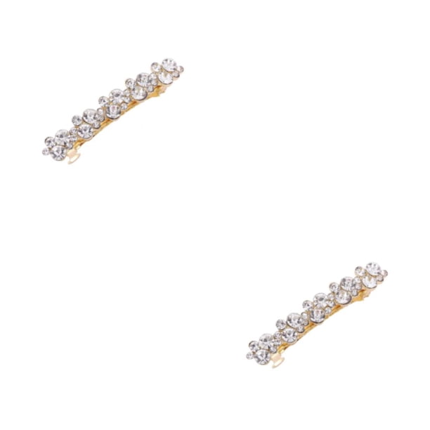 Gorros Jumpingount con Pinzas de Resorte de Perlas E8407Diamantes Blancos