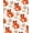 Orange, Pattern 2, variant on ODIKA 2x3 Machine Washable Non-Slip Area Rug, Internet Inspired Fox Character with Shaped and Doodle Details High Traffic Rug, Pink, 680583