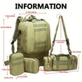 thumbnail image 4 of 4 In 1 Combination Backpack Outdoor Backpack Hiking Mountaineering Shoulder Bag, Oversized Backpack, Waterproof Outdoor Military Backpack, 4 of 5