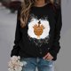thumbnail image 5 of Sudaderas de Acción de Gracias Para Mujer Suéter de Cuello Redondo Blusa Suelta Tops Sin Capucha Odeerbi ODB204153, 5 of 7