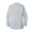 thumbnail image 4 of Port Authority LW645 Ladies Pincheck Easy Care Shirt, Gusty Grey/ White, L, 4 of 4