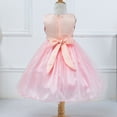 thumbnail image 3 of Gyratedream Little Girls Big Kids Sequins Flower Lace Tulle Dress Prom Gown Princess Dresses, 3 of 5