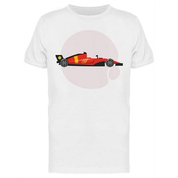 Red Racing Car Side View T-Shirt Men -Image by Shutterstock, Male x-Large