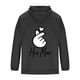 thumbnail image 3 of TaTaai His and Hers Valentine Print Hoodie, Cozy Pullover with Pocket, Matching Gift Sweatshirt Gift, 3 of 4