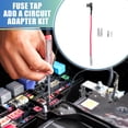 thumbnail image 2 of Unique Bargains 5 Set Universal Car Fuse Tap and Circuit Adapters 12V with 25A Blade Type Fuses, 2 of 8
