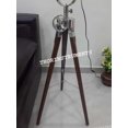thumbnail image 4 of Vintage Classic Nautical Wooden Searchlight With Tripod Stand, 4 of 4