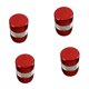 thumbnail image 4 of 8pcs Casquillos de Válvula de Rueda Llanta Cubierta Puerto de Aire + Rojo para Vehículos shamjiam Cubiertas de la válvula de la válvula de la cubierta del casquillo de la válvula del coche, 4 of 8