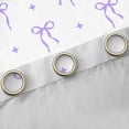 thumbnail image 6 of Erosebridal Cartoon Bow Star Black Out Curtains for Girls, Purple Bowknot Curtains Pack of 2 (42x63 Each) for Women, 6 of 6