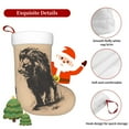thumbnail image 7 of Cauagu Child And Lion Sketch for Christmas Stockings,1-Pack Large Xmas Stocking Holiday and Farmhouse Stocking Fit for Christmas Holiday Party Decoration(17.7*11 Inch), 7 of 7