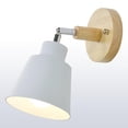 thumbnail image 2 of Jinwen Fityle Modern Aluminum Adjustable Wall Sconce Light Fixture E27 White, 2 of 3