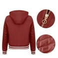 thumbnail image 3 of Women's Jacket Solid Color Zipper Pocket Long Sleeve Unless Thin Coat Cute Fall Outfits for Women,Womens Lightweight Jackets Tops for Women Trendy L, 3 of 3