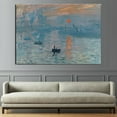 thumbnail image 5 of Claude Monet Art Reproduction Monet Water Lilies Paintings Giclee Canvas Prints Impression of Sunrise Wall Art for Home Decoration Framed Ready to Hang, 5 of 7