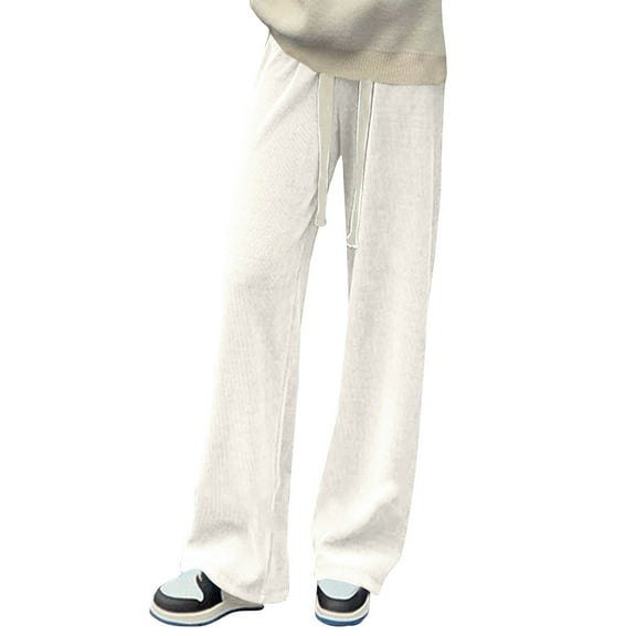 ShomPort Women's Wide Leg Yoga Pants Comfy Loose Sweatpants High Waist Lounge Track Pants with Pockets