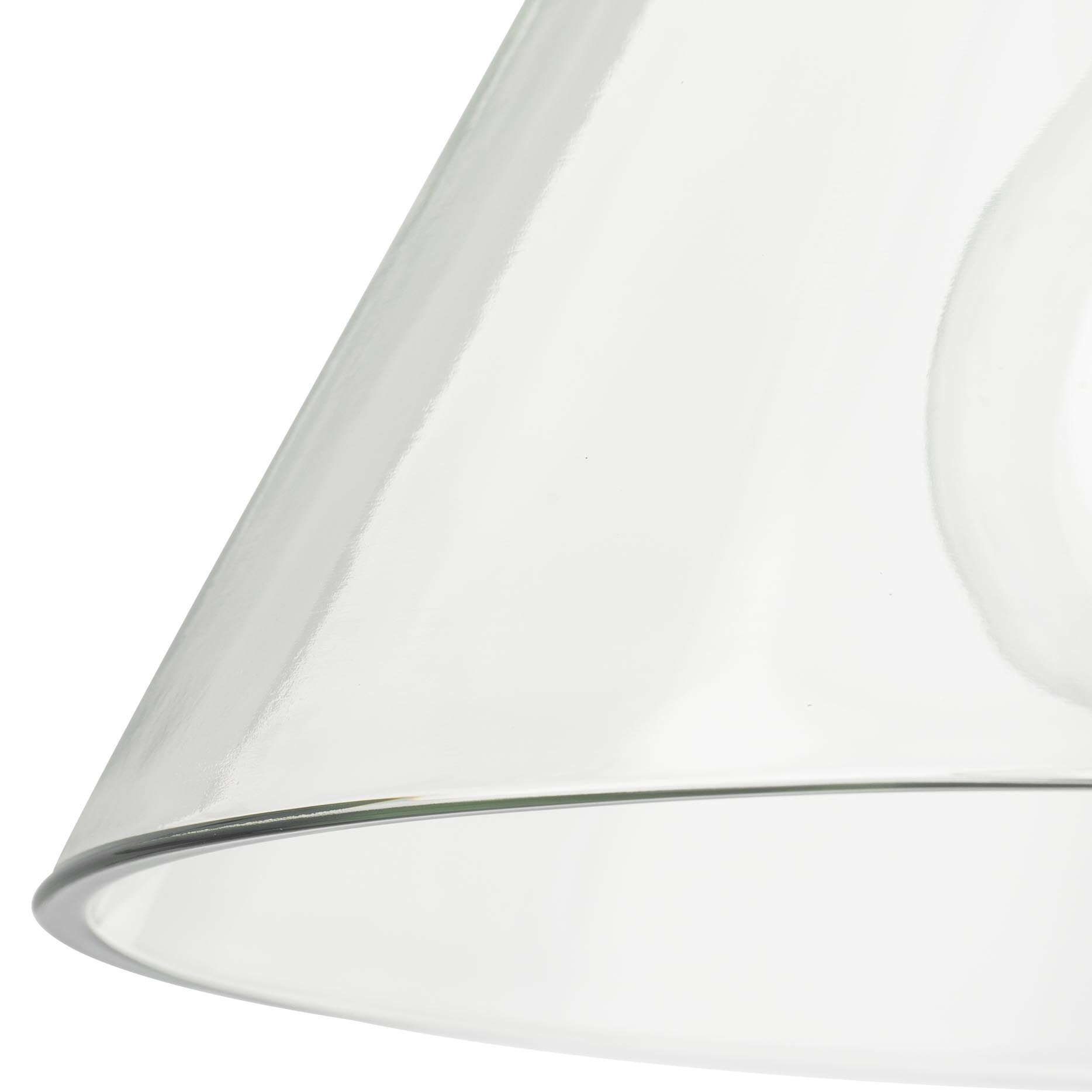 Better Homes & Gardens Brookside 7.5 in 1-Light Matte Black Pendant with Clear Glass